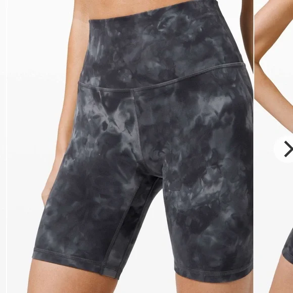 EUC Lululemon Diamond Dye Pitch Grey Graphite Grey Set. Size Top 8/Bottom 6 - Picture 10 of 11